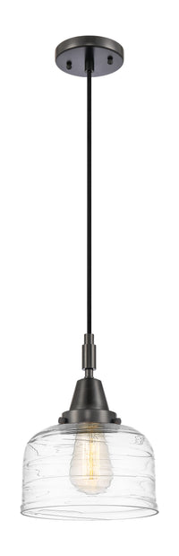 Caden Mini Pendant Glass Steel Antique Brass