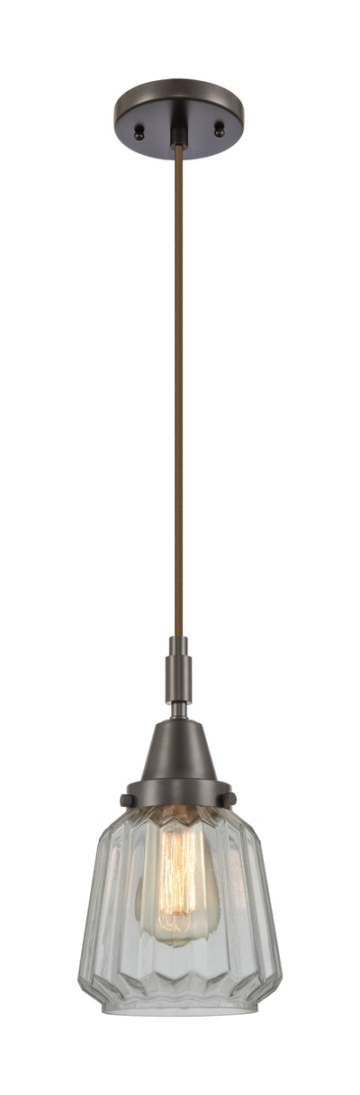 Caden Mini Pendant Antique Brass Glass