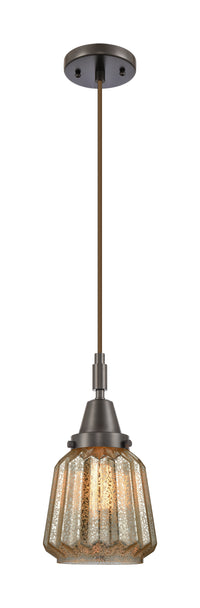 Caden Mini Pendant Antique Brass Glass