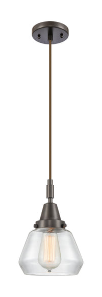 Caden Mini Pendant Antique Brass Glass