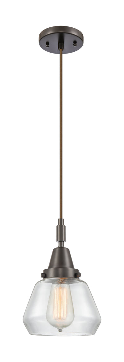 Caden Mini Pendant Antique Brass Glass