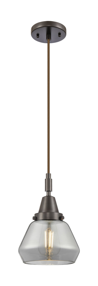 Caden Mini Pendant Antique Brass Glass