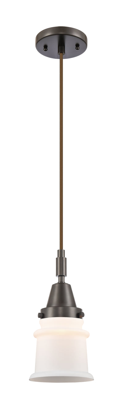 Caden Mini Pendant Glass Steel Antique Brass