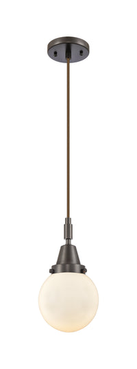 Caden Mini Pendant Brass Glass 6 Inch