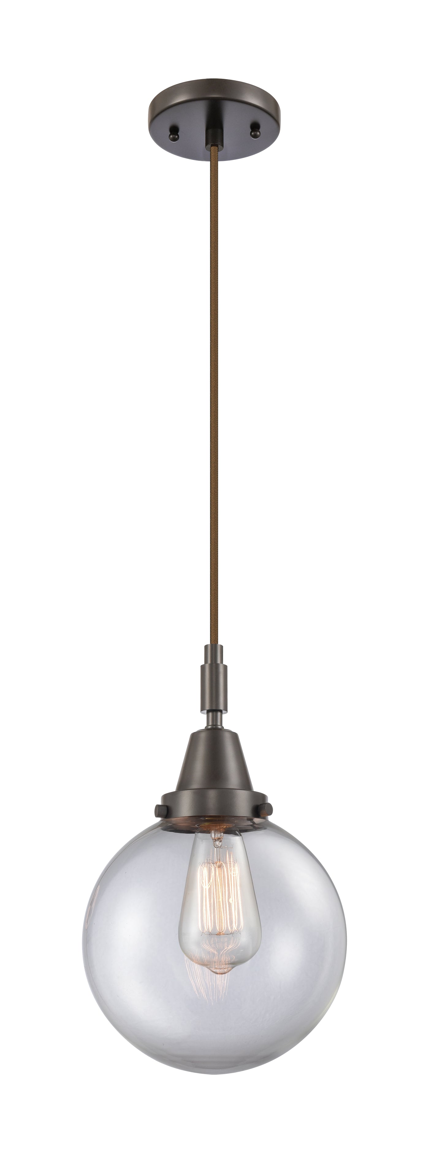 Caden Mini Pendant Antique Brass Glass
