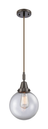 Caden Mini Pendant Antique Brass Glass