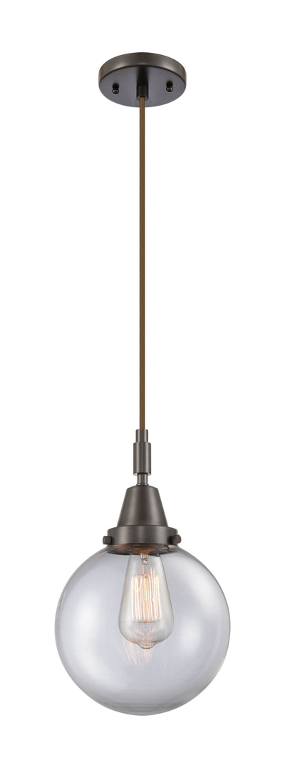 Caden Mini Pendant Antique Brass Glass
