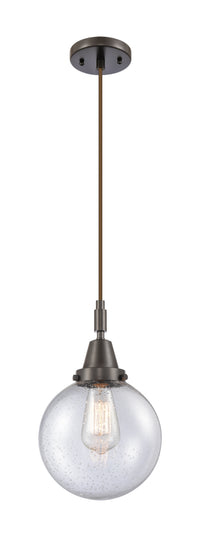 Caden Mini Pendant Antique Brass Glass