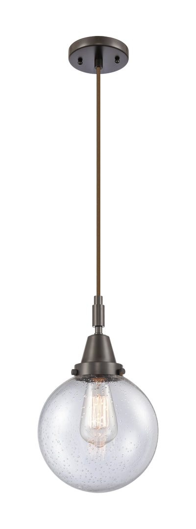 Caden Mini Pendant Antique Brass Glass