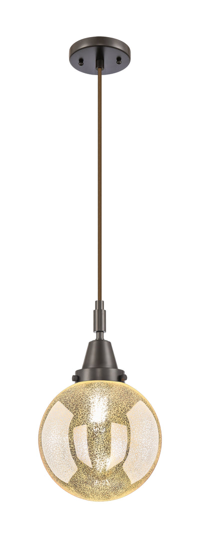 Caden Mini Pendant Antique Brass Glass