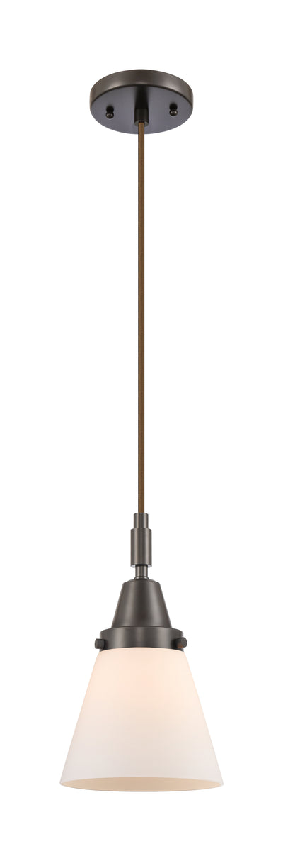 Caden Mini Pendant Antique Brass Glass Steel
