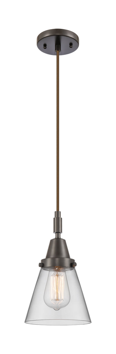Caden Mini Pendant Antique Brass Glass Steel