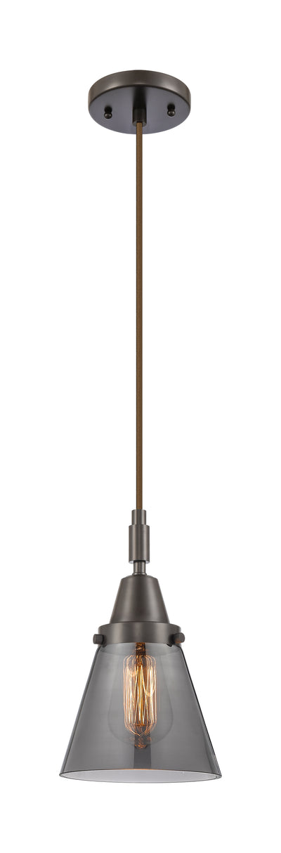 Caden Mini Pendant Antique Brass Glass Steel