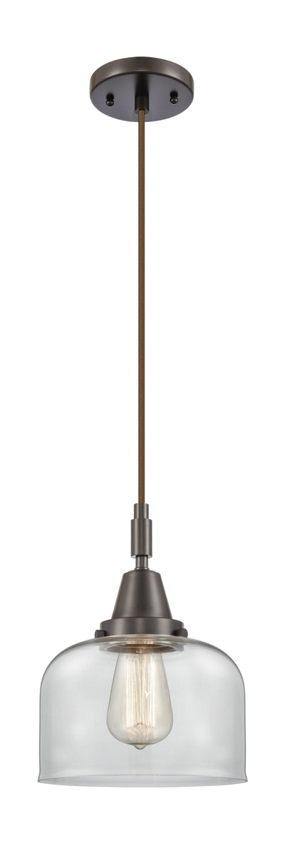 Caden Mini Pendant Antique Brass Glass Steel