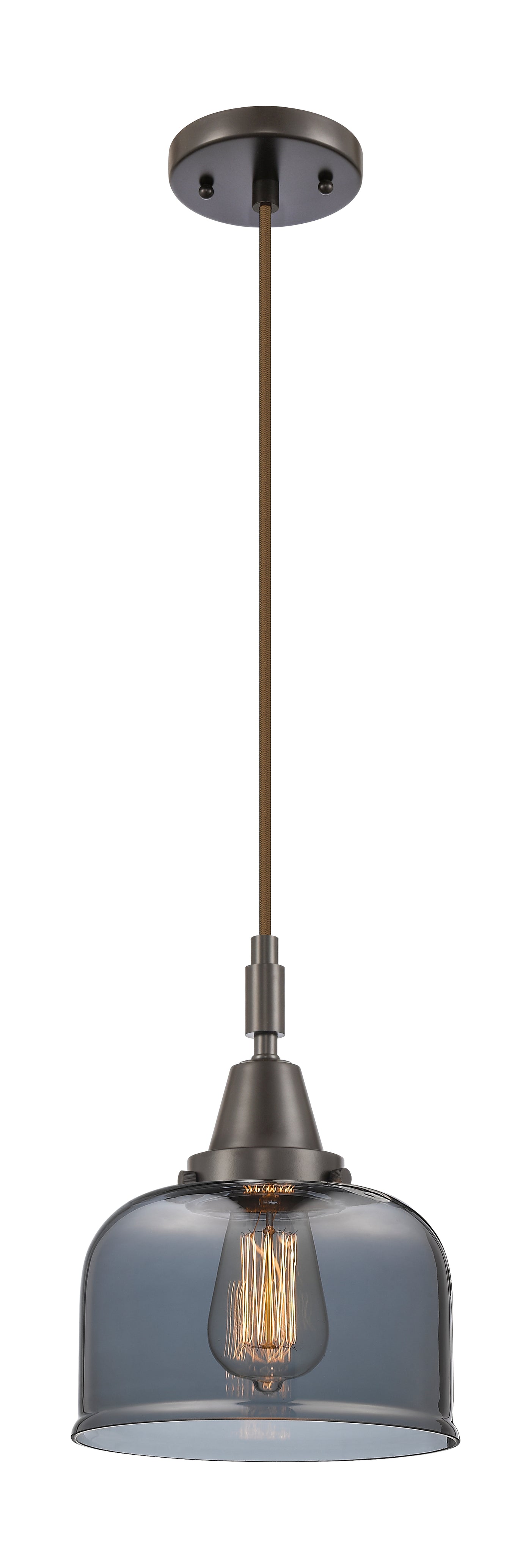 Caden Mini Pendant Antique Brass Glass Steel