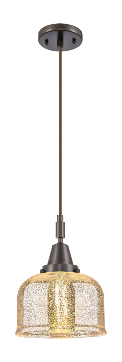 Caden Mini Pendant Antique Brass Glass Steel