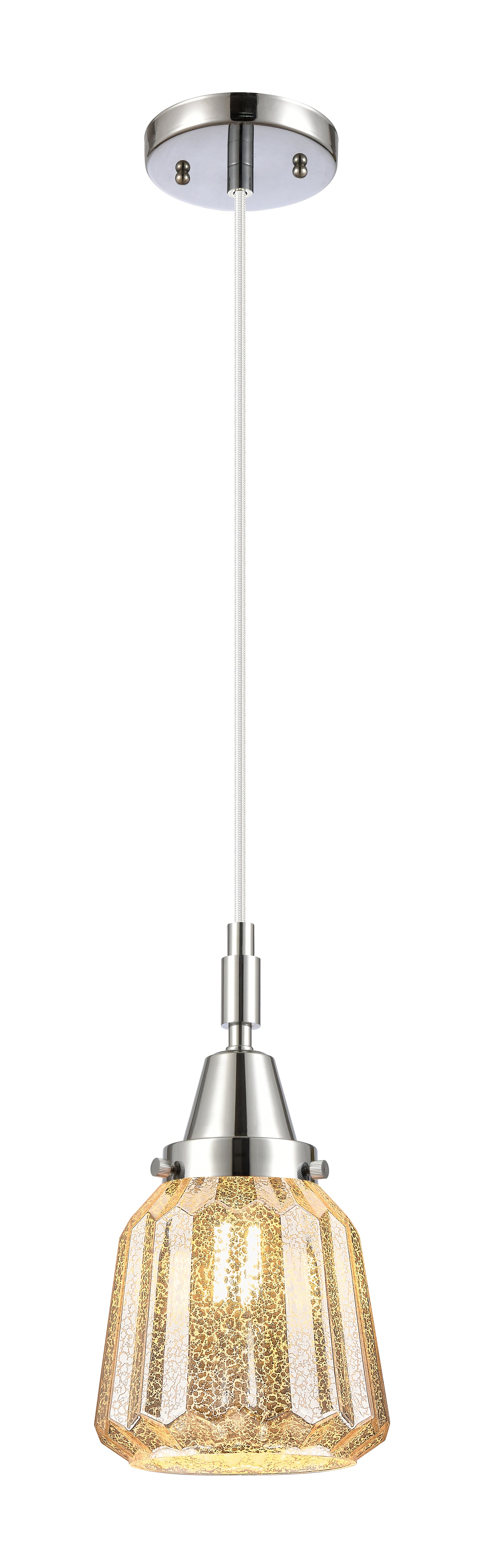 Caden Mini Pendant Antique Brass Glass