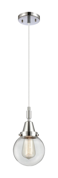 Caden Mini Pendant Brass Glass 6 Inch