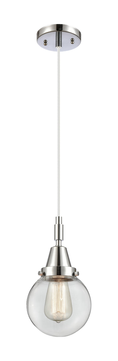 Caden Mini Pendant Brass Glass 6 Inch