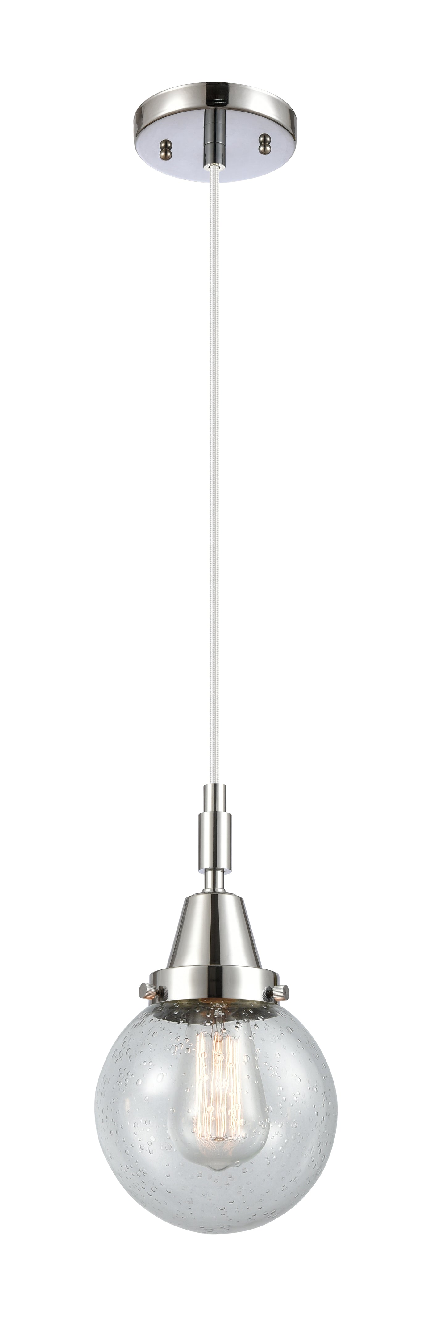 Caden Mini Pendant Brass Glass 6 Inch