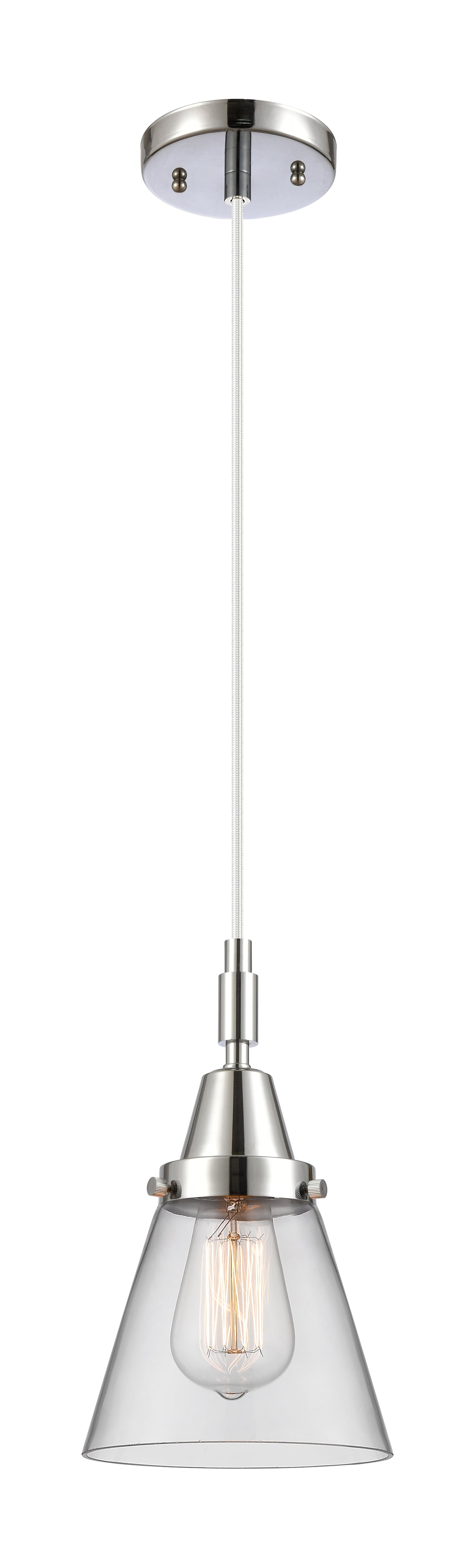 Caden Mini Pendant Antique Brass Glass Steel