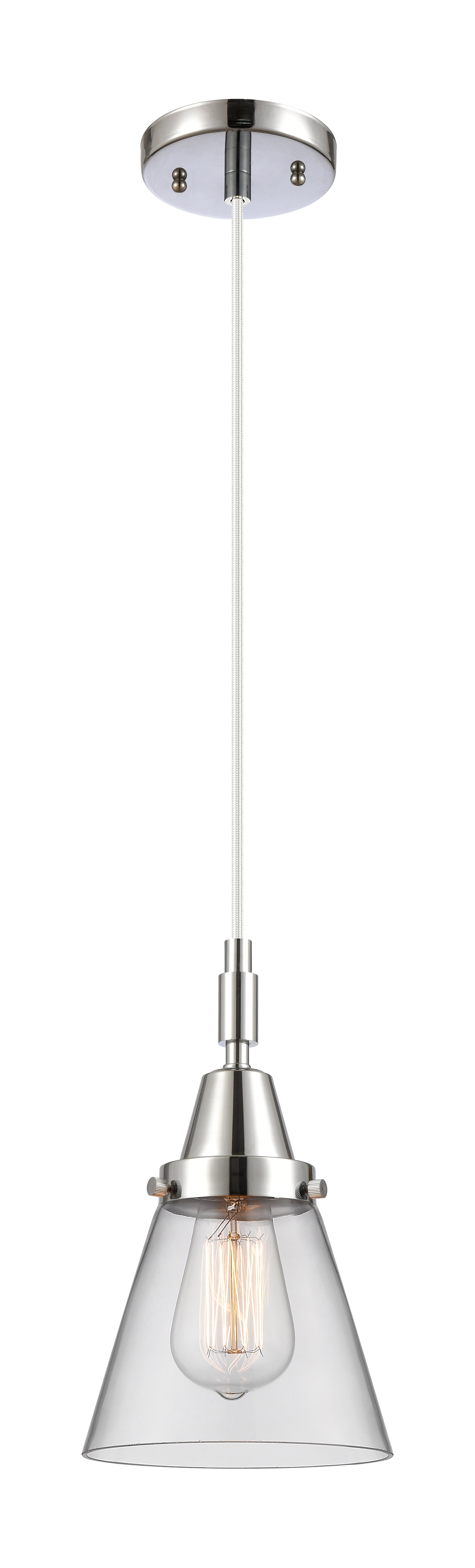 Caden Mini Pendant Antique Brass Glass Steel