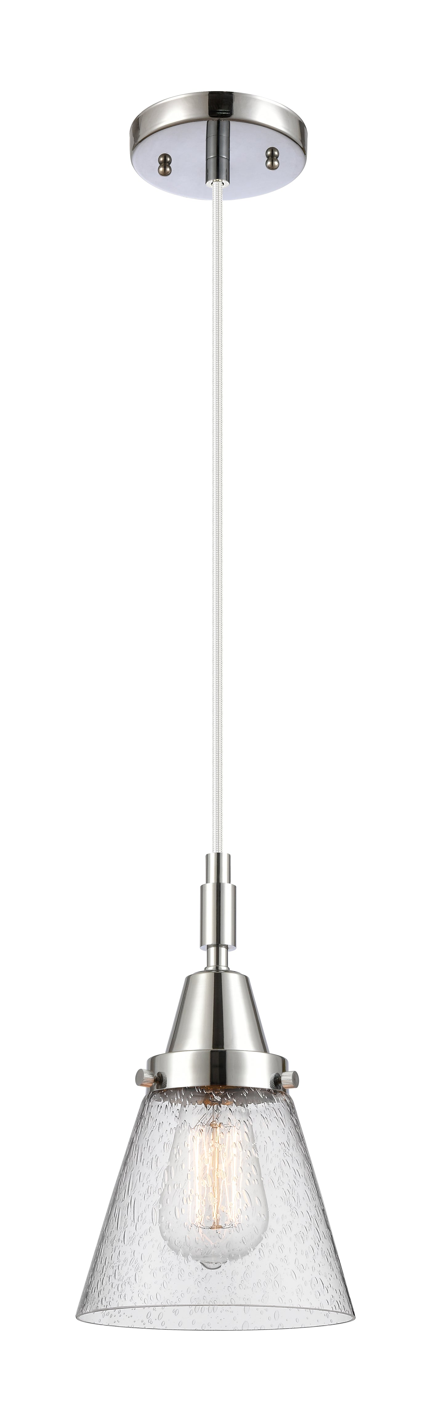 Caden Mini Pendant Antique Brass Glass Steel