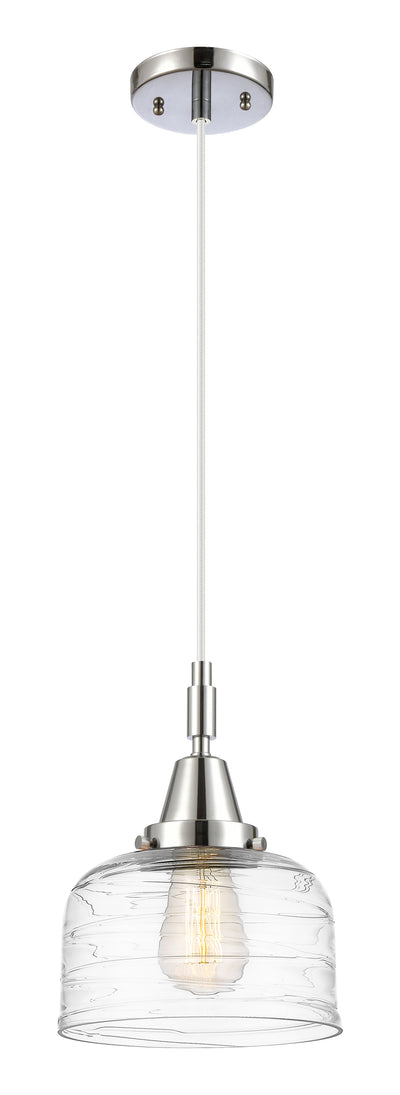 Caden Mini Pendant Glass Steel Antique Brass