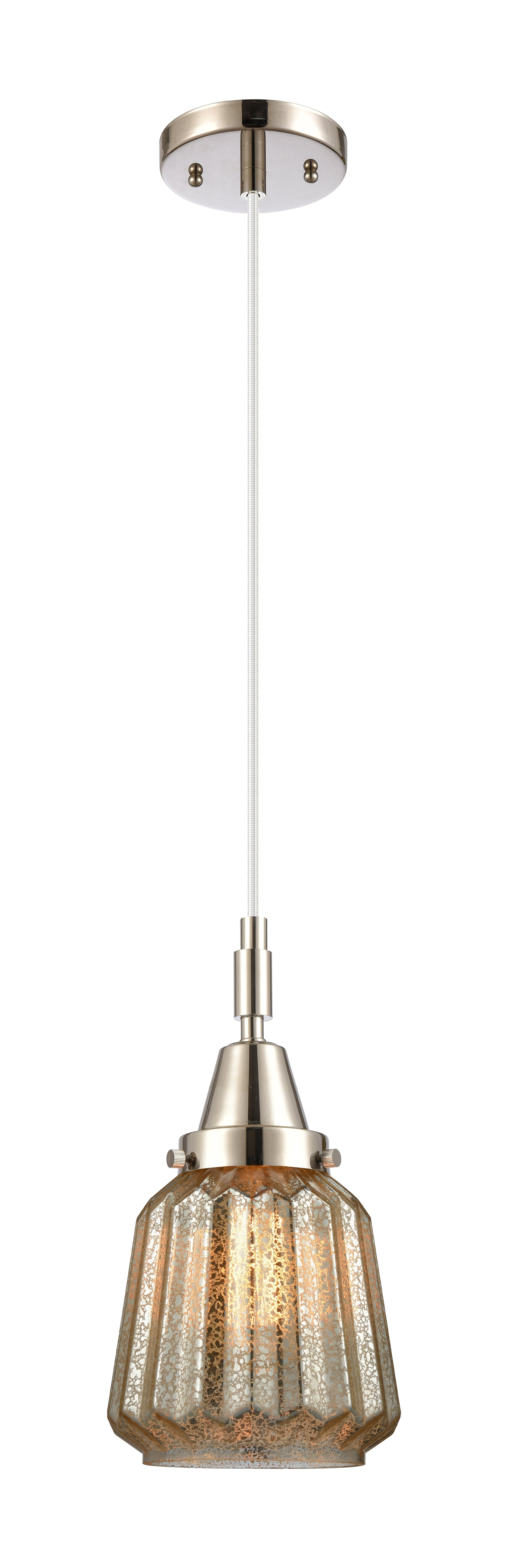 Caden Mini Pendant Antique Brass Glass