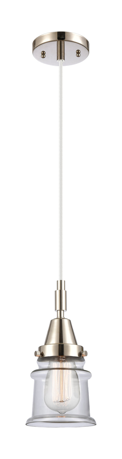 Caden Mini Pendant Glass Steel Antique Brass