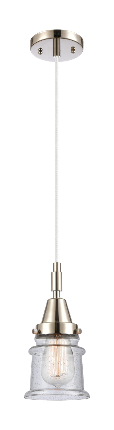 Caden Mini Pendant Glass Steel Antique Brass