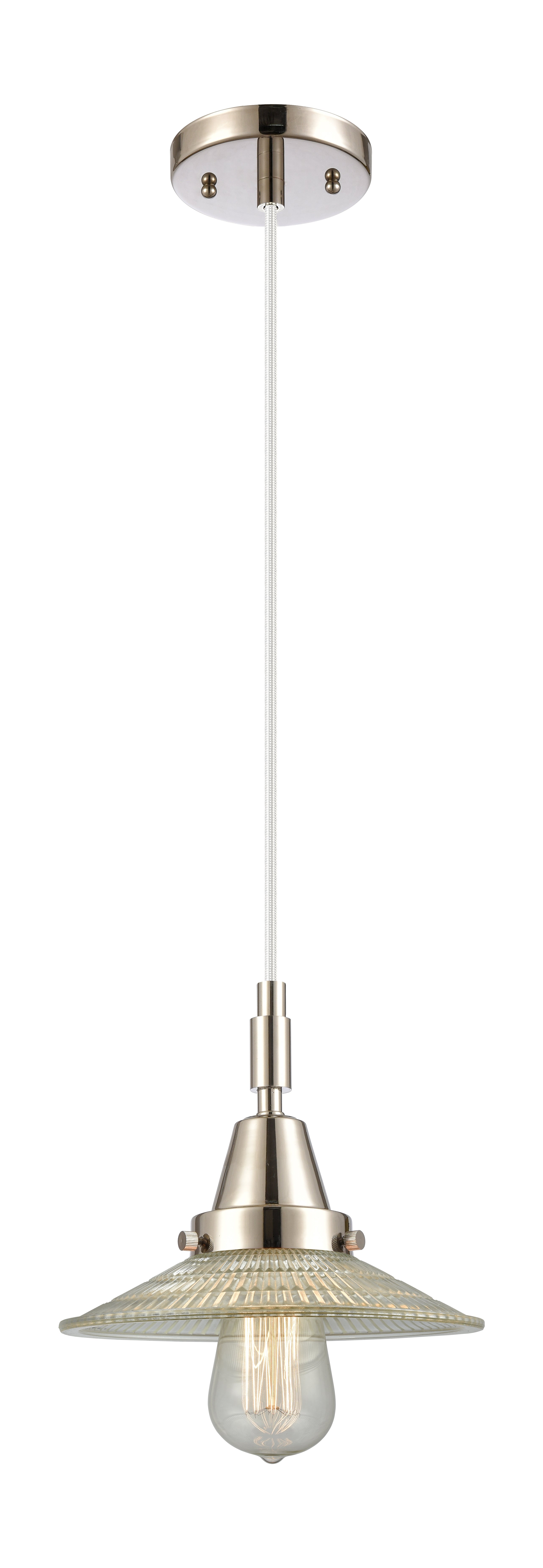 Caden Mini Pendant Antique Brass Glass