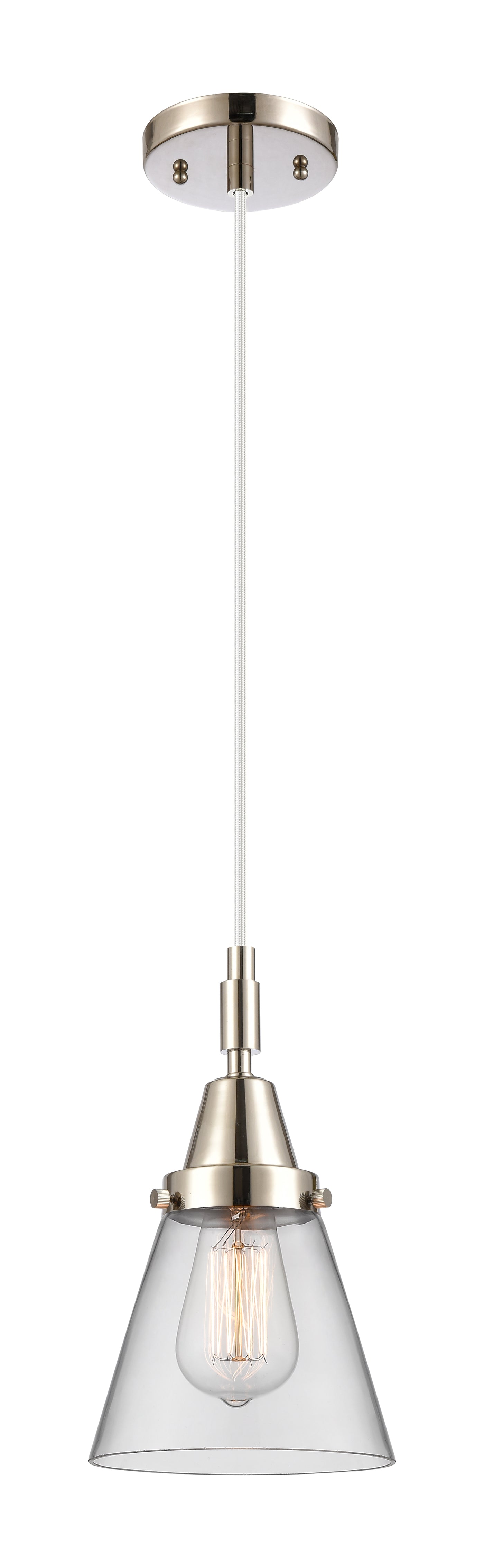 Caden Mini Pendant Antique Brass Glass Steel