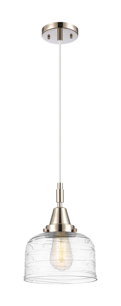 Caden Mini Pendant Glass Steel Antique Brass