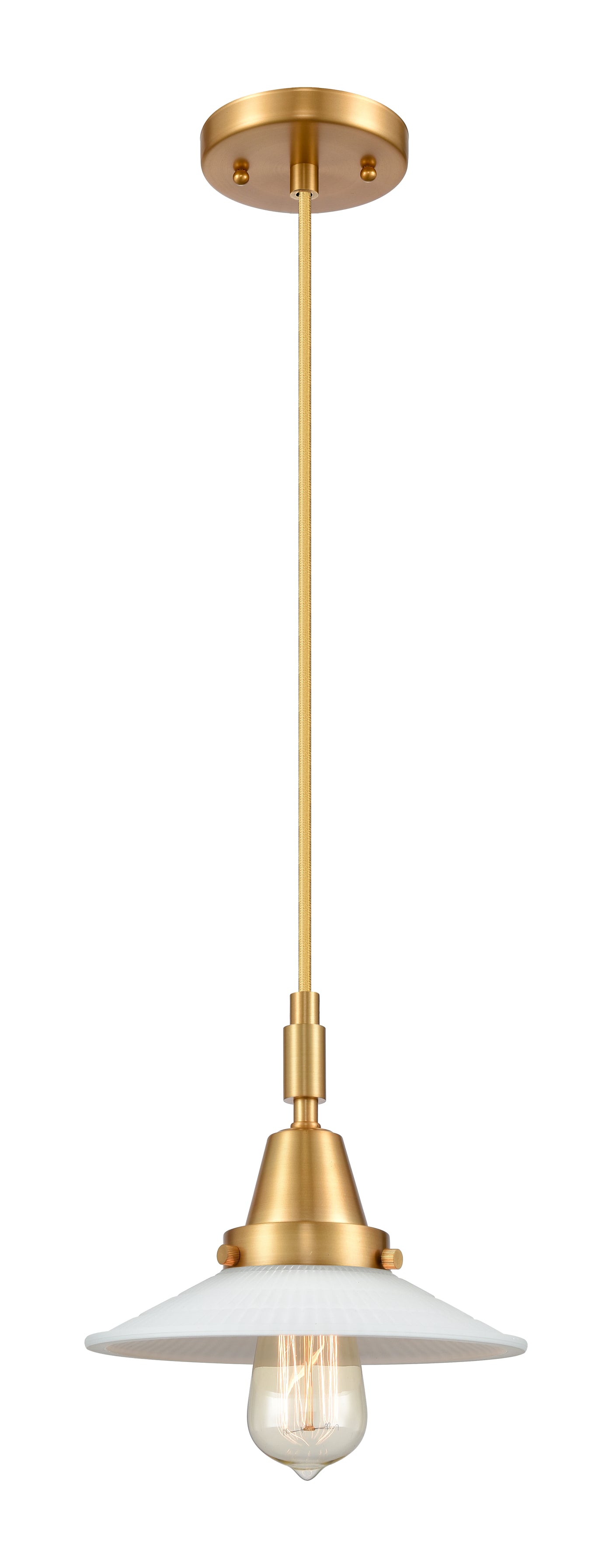 Caden Mini Pendant Antique Brass Glass