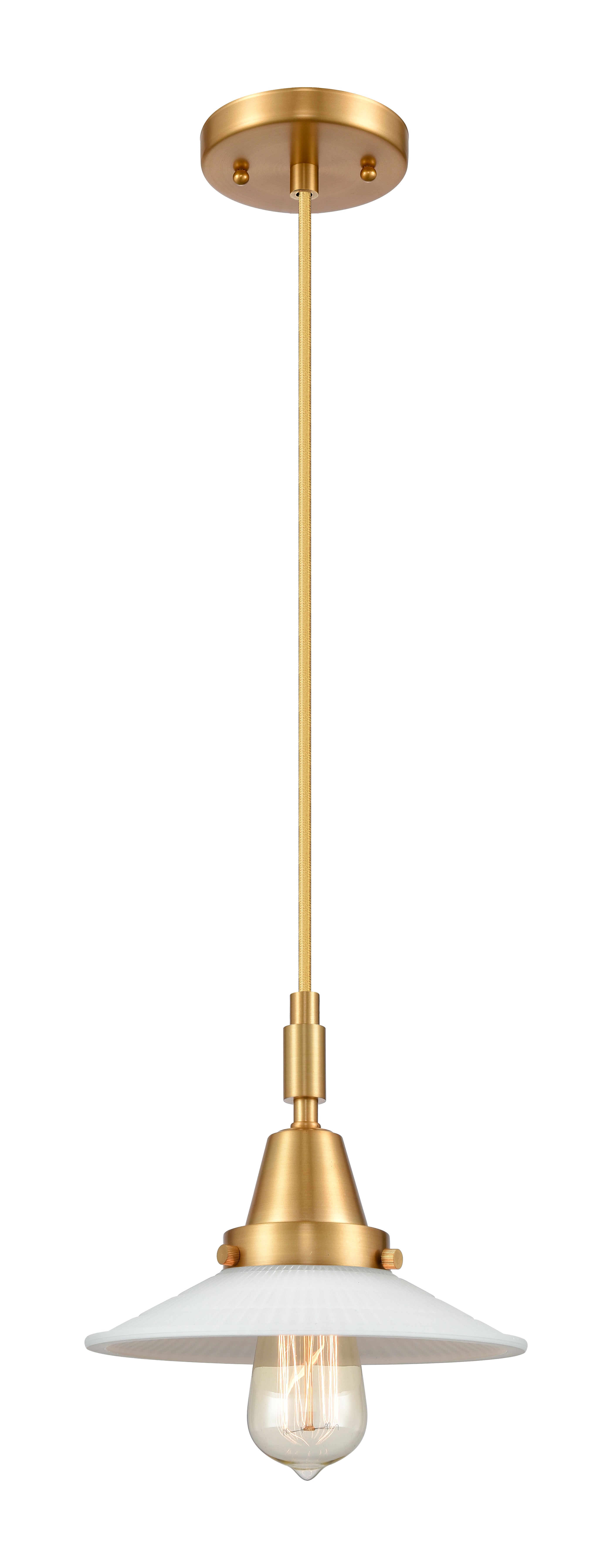 Caden Mini Pendant Antique Brass Glass