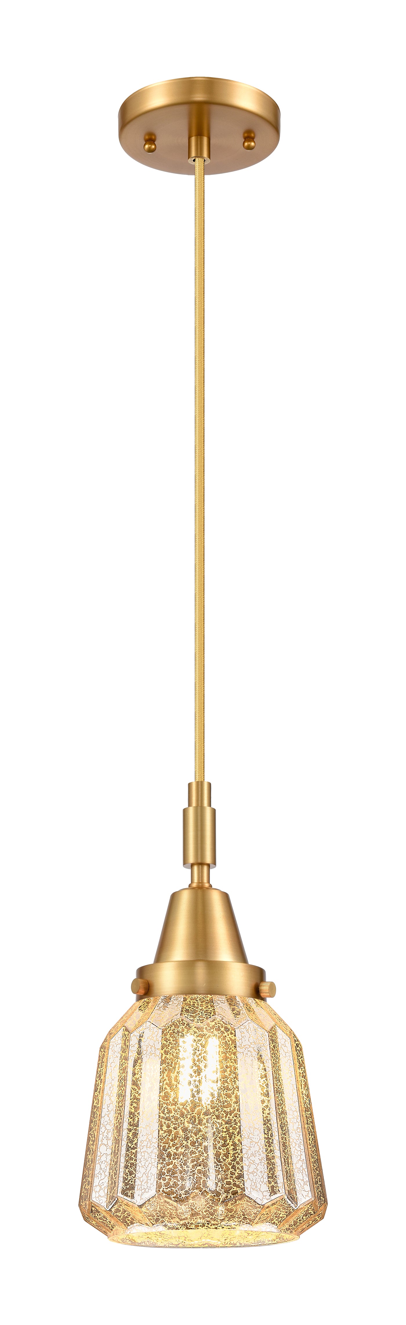 Caden Mini Pendant Antique Brass Glass
