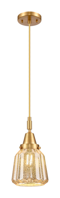 Caden Mini Pendant Antique Brass Glass