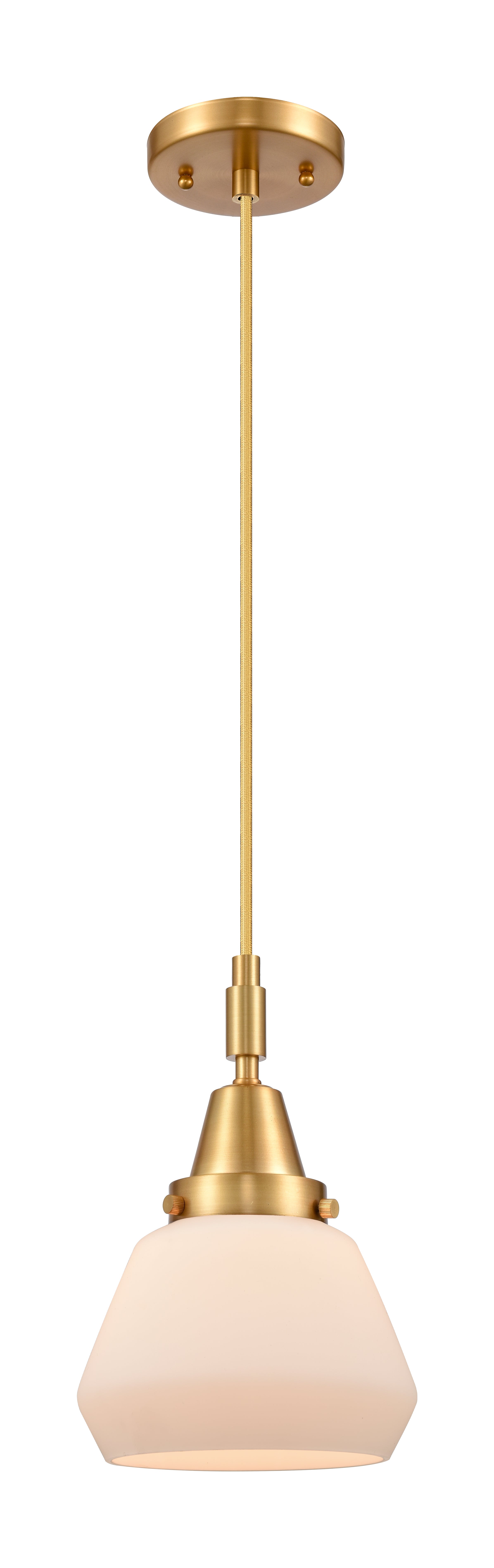 Caden Mini Pendant Antique Brass Glass