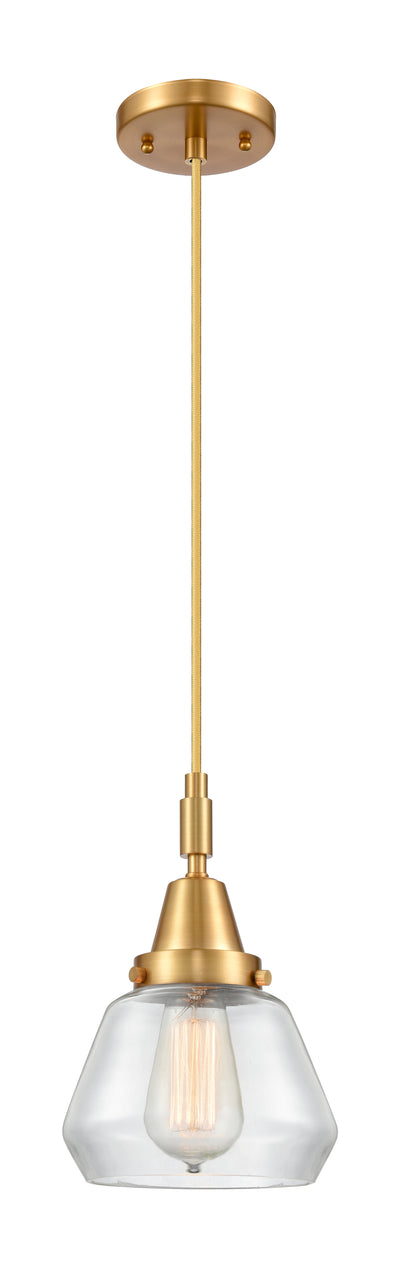Caden Mini Pendant Antique Brass Glass