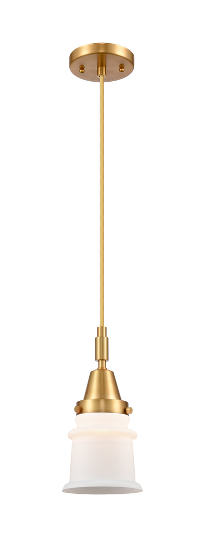 Caden Mini Pendant Glass Steel Antique Brass