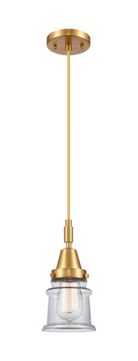 Caden Mini Pendant Glass Steel Antique Brass