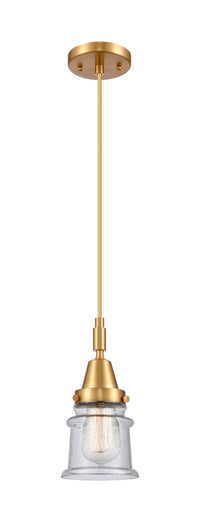 Caden Mini Pendant Glass Steel Antique Brass