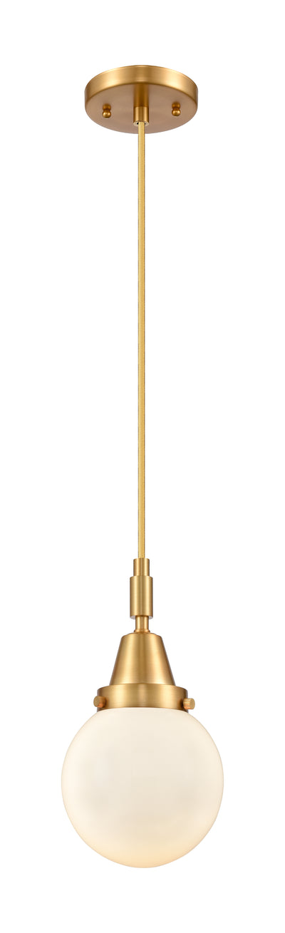 Caden Mini Pendant Brass Glass 6 Inch