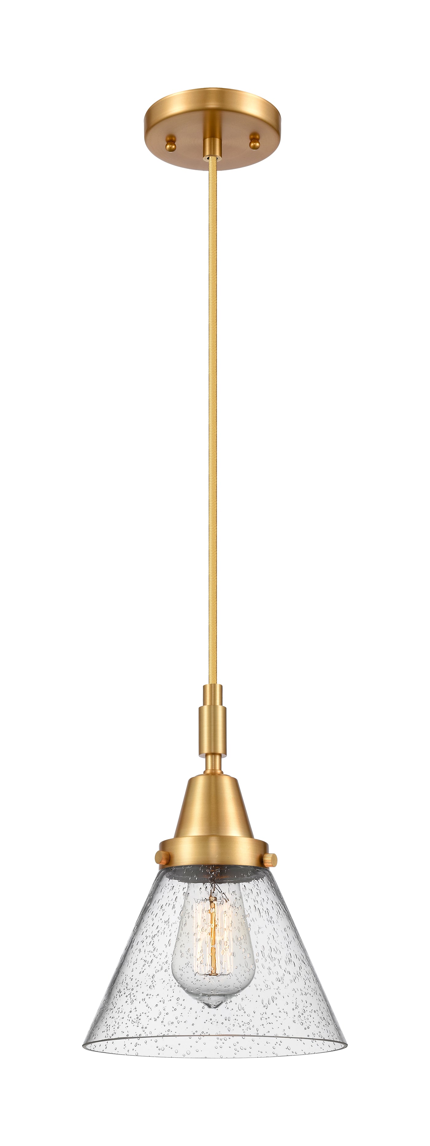 Caden Mini Pendant Antique Brass Finish