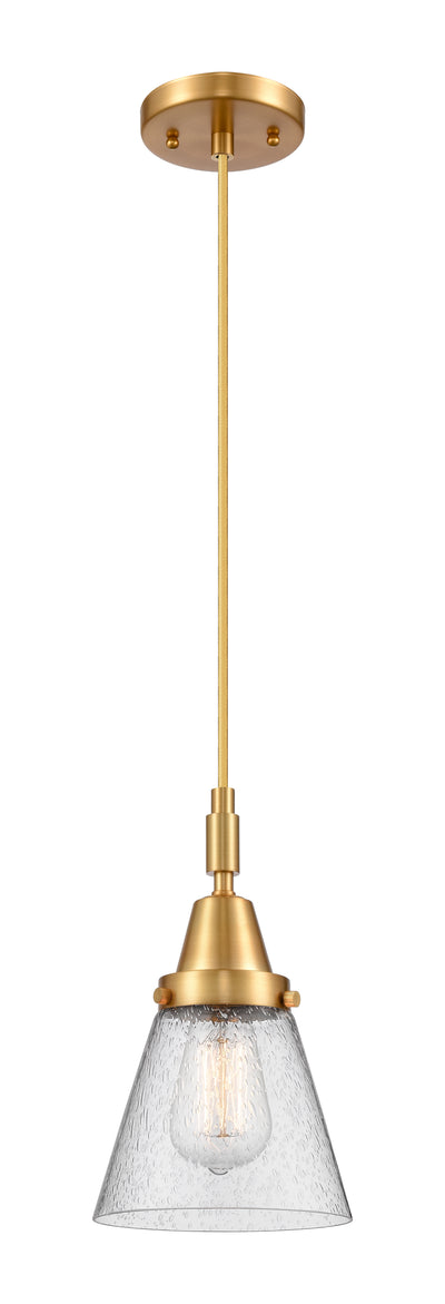 Caden Mini Pendant Antique Brass Glass Steel