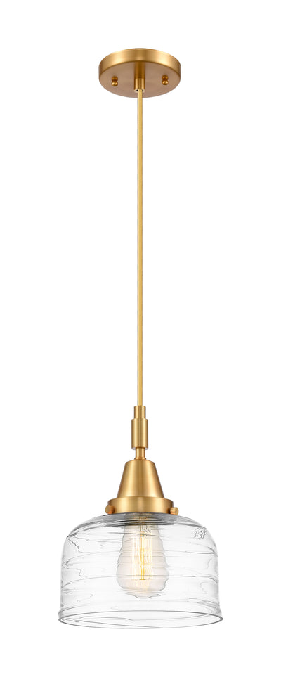 Caden Mini Pendant Glass Steel Antique Brass