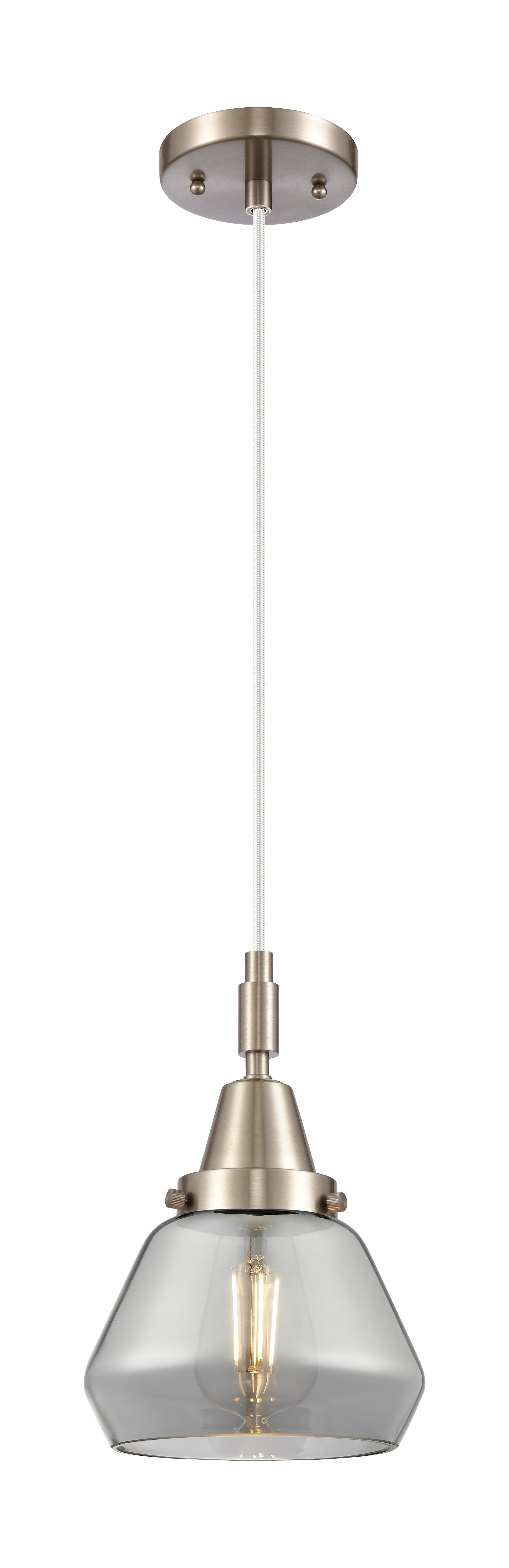 Caden Mini Pendant Antique Brass Glass