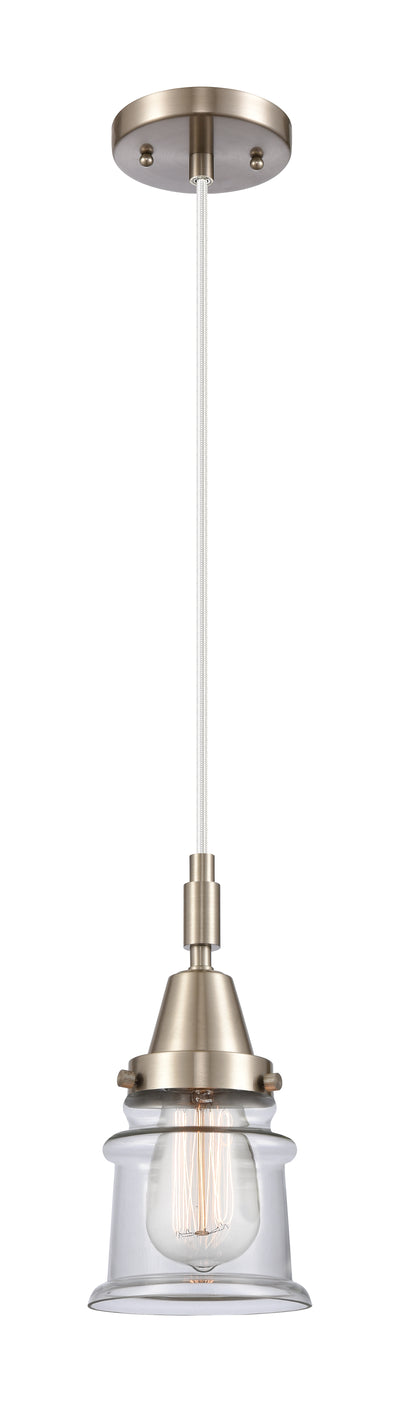 Caden Mini Pendant Glass Steel Antique Brass