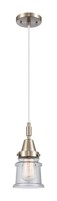 Caden Mini Pendant Glass Steel Antique Brass